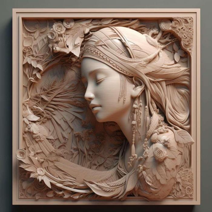 نموذج ثلاثي الأبعاد لآلة CNC 3D Art 